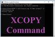 Cómo utilizar el comando XCOPY para copiar archivos y